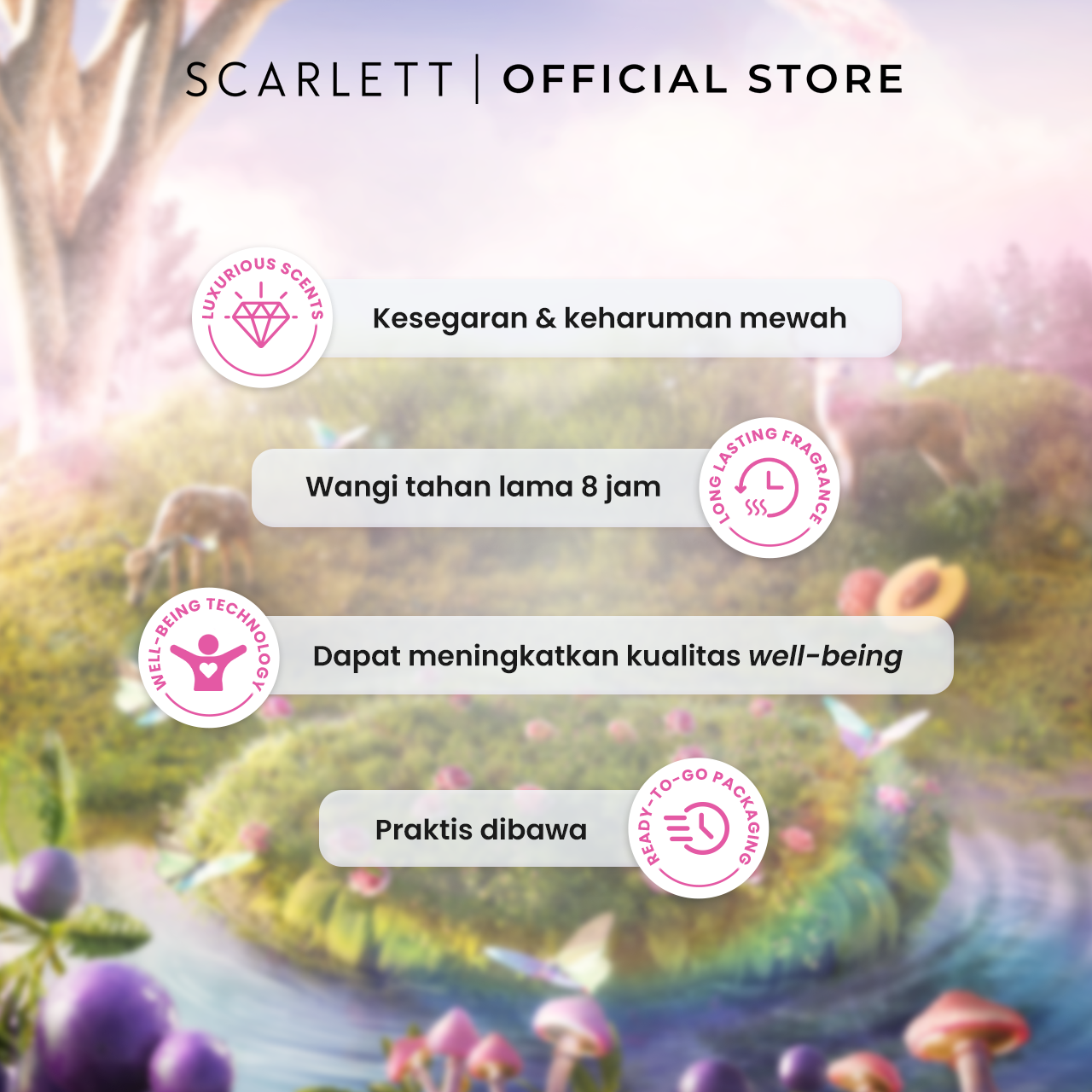 Scarlett Eau De Parfum La Foret Fairy 30ml